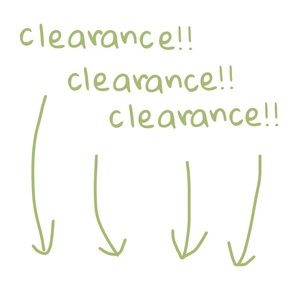 clearance sale!!